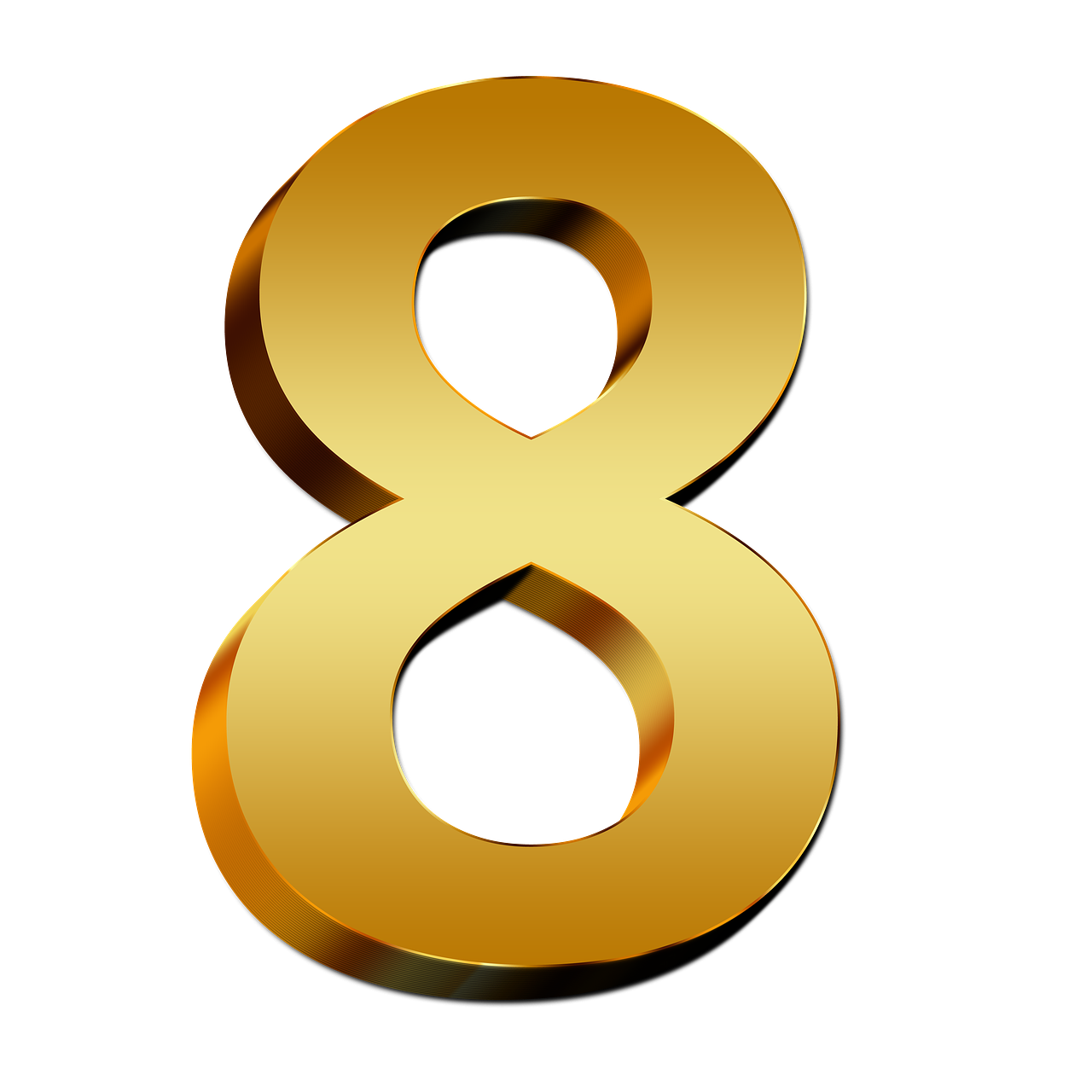 1 To 10 Numbers PNG Transparent Images