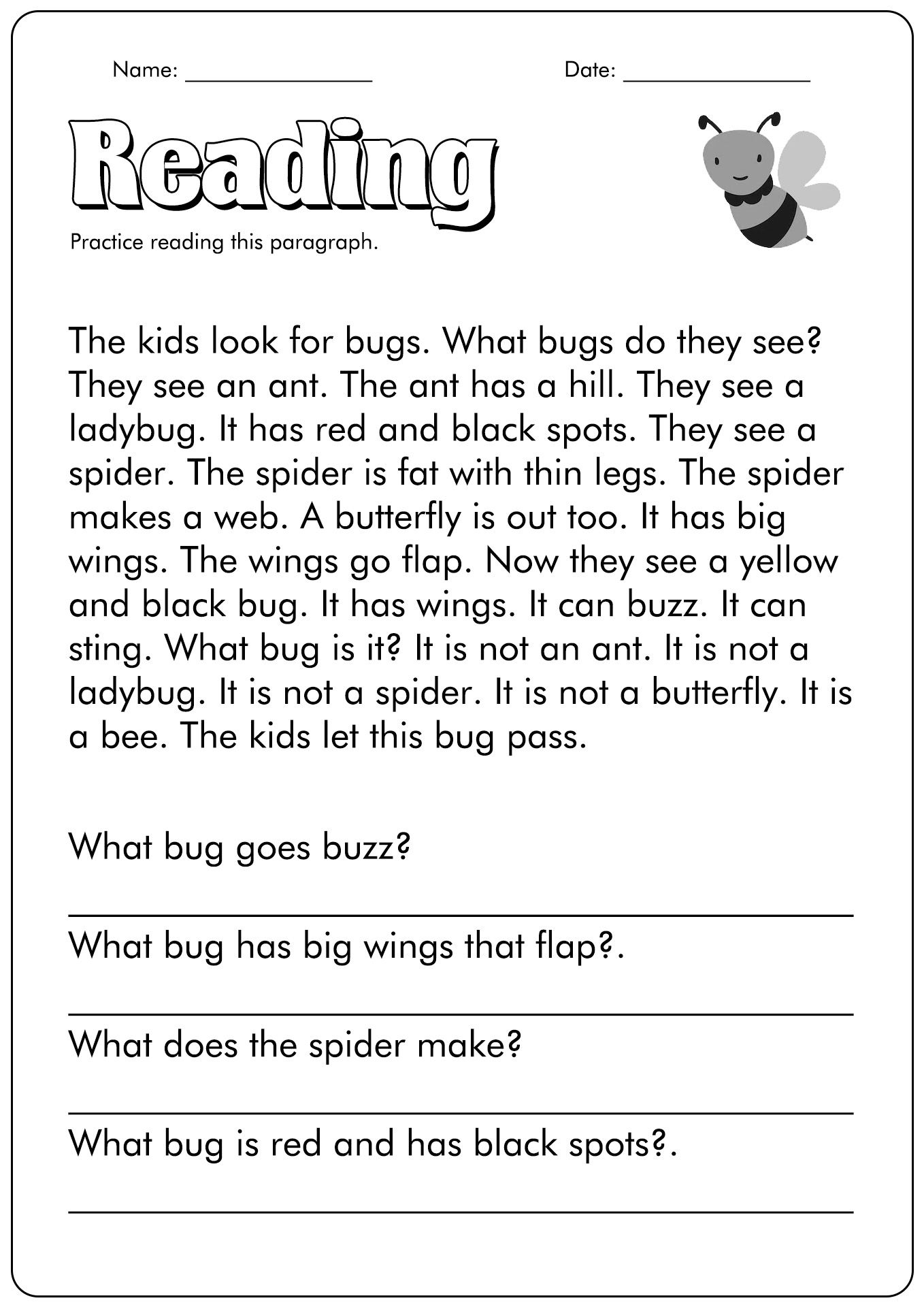 10 First Grade Reading Comprehension Worksheets First Grade Reading 