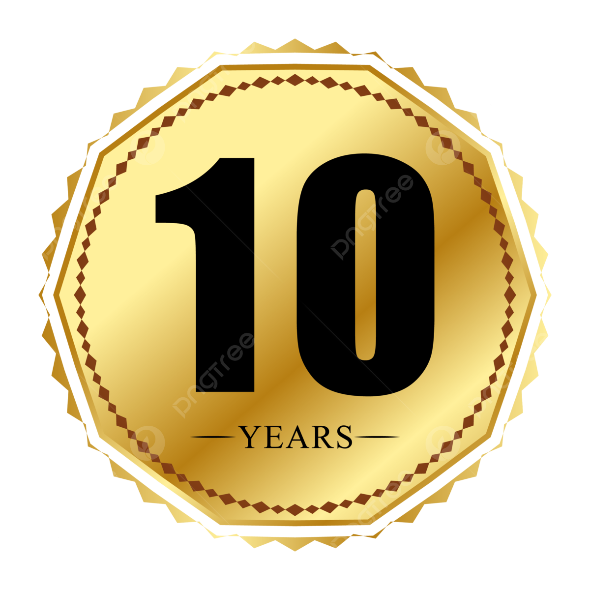 10 Years Logo