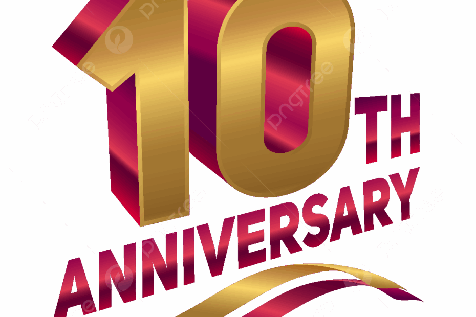 10th Anniversary Clipart Transparent PNG Hd 10th Anniversary 10th