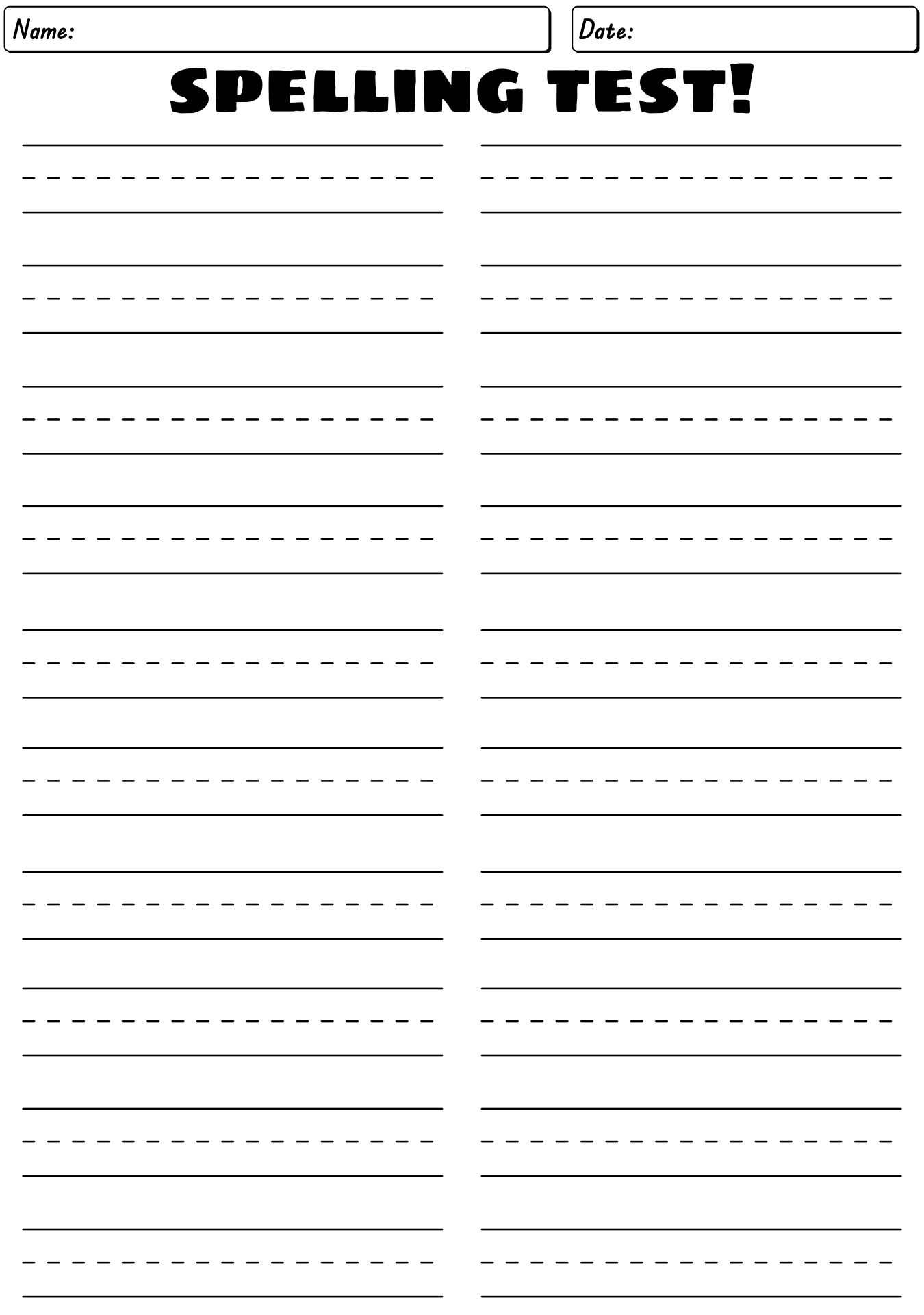 14 Printable Spelling Practice Worksheets Free PDF At Worksheeto
