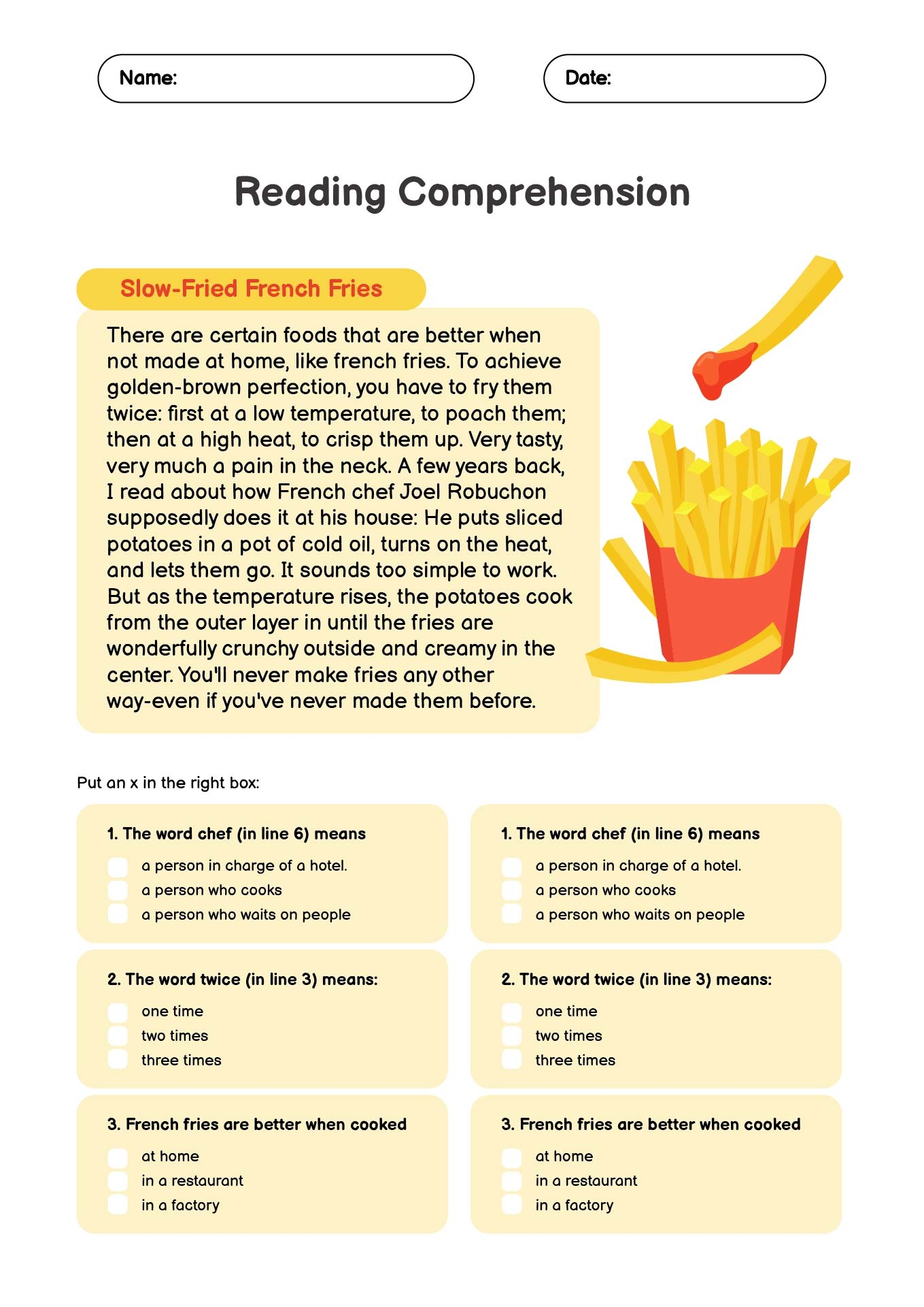 19 Free Adult Reading Comprehension Worksheets Free PDF At Worksheeto