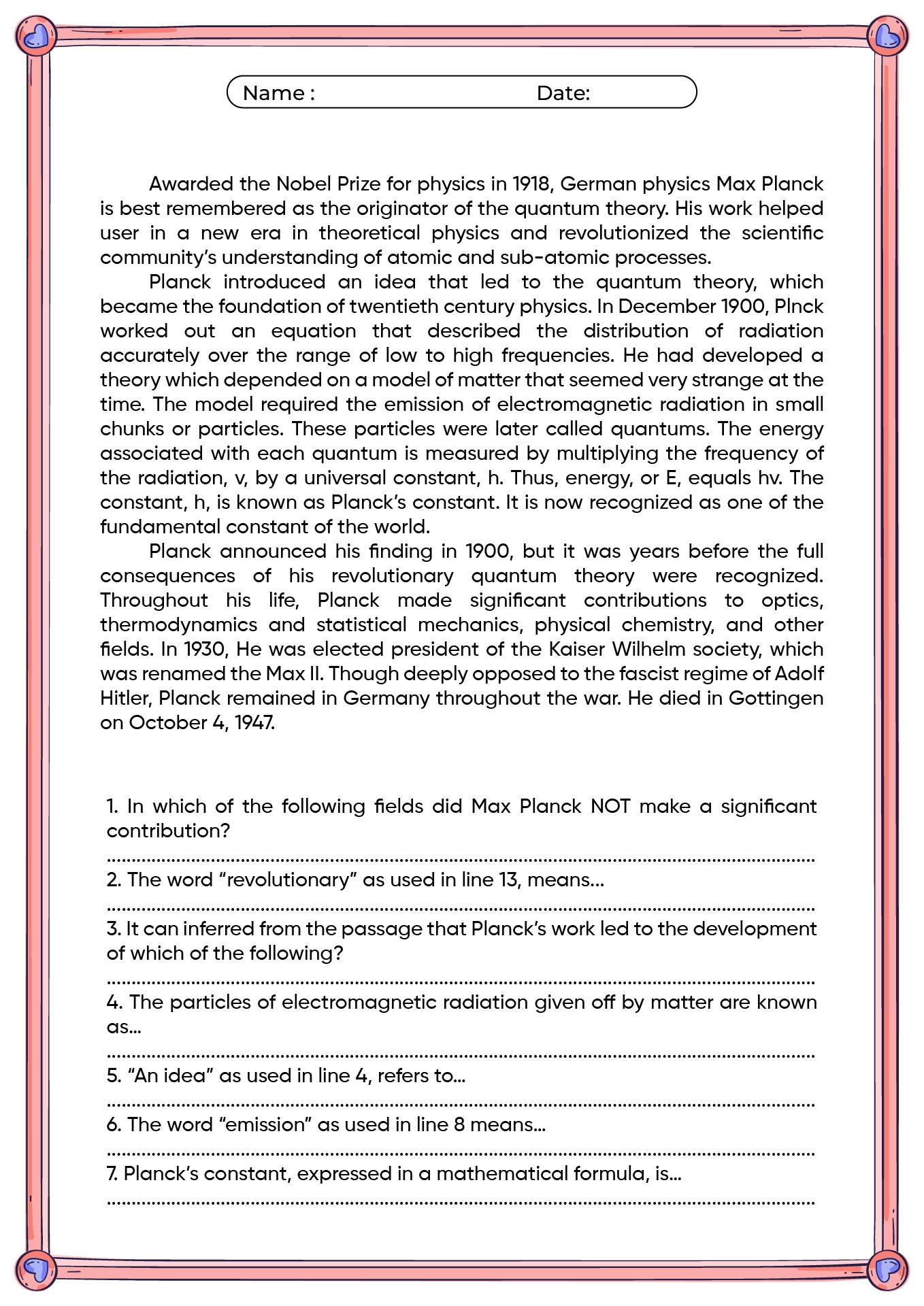 19 Free Adult Reading Comprehension Worksheets Free PDF At Worksheeto