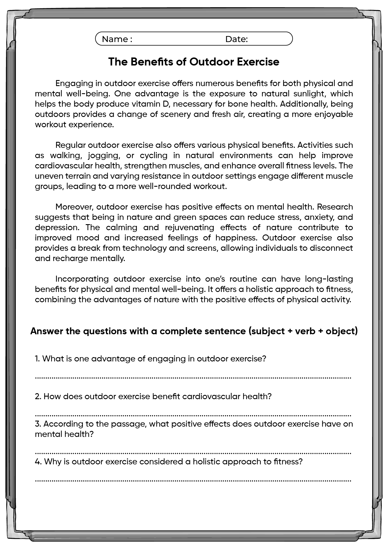 19 Free Adult Reading Comprehension Worksheets Free PDF At Worksheeto