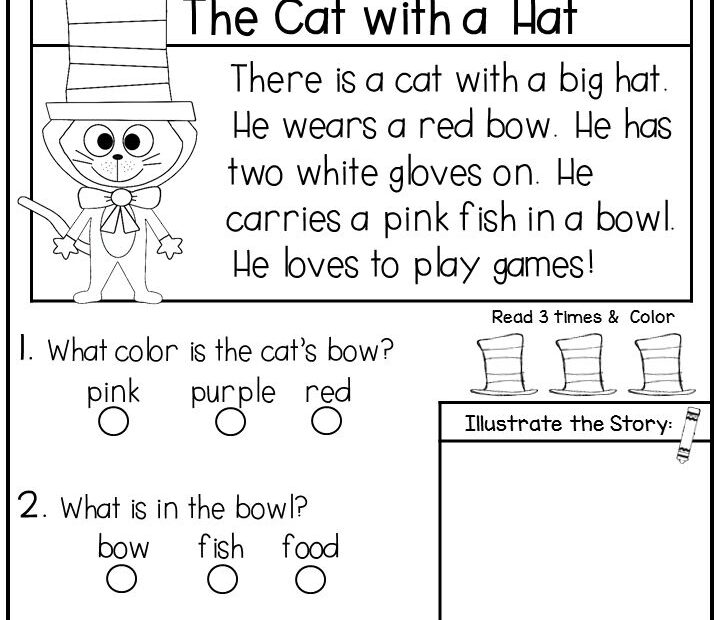 1St Grade Reading Comprehension Worksheets Pdf Printable PDF Template