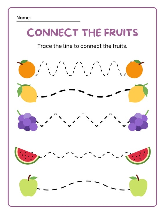 tracing worksheets preschool