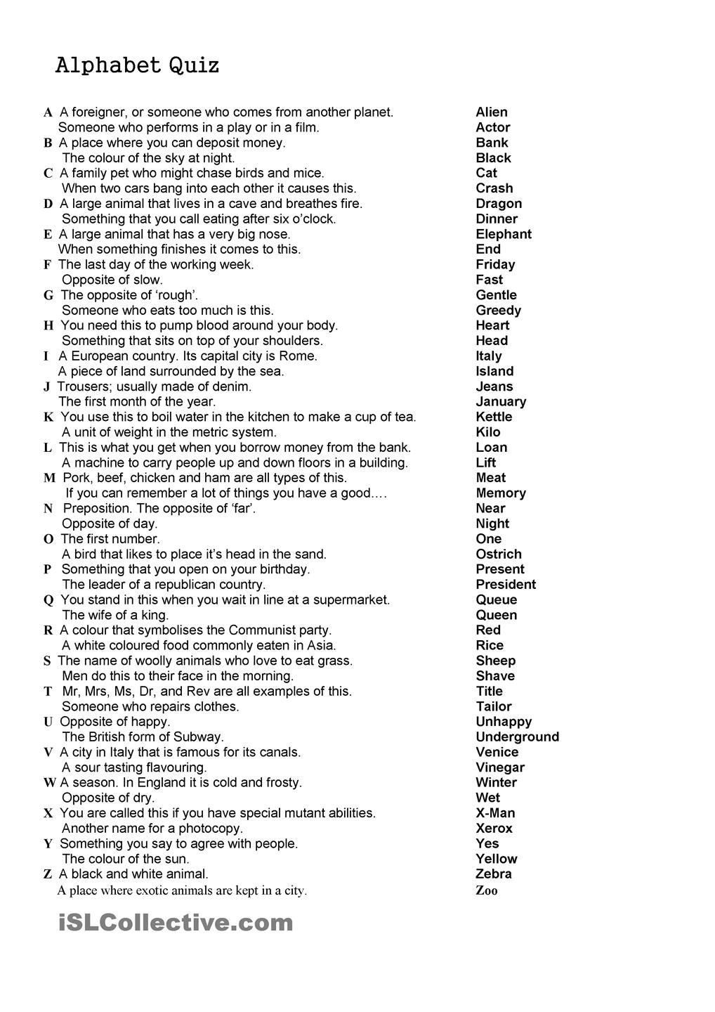 multiple choice general trivia questions