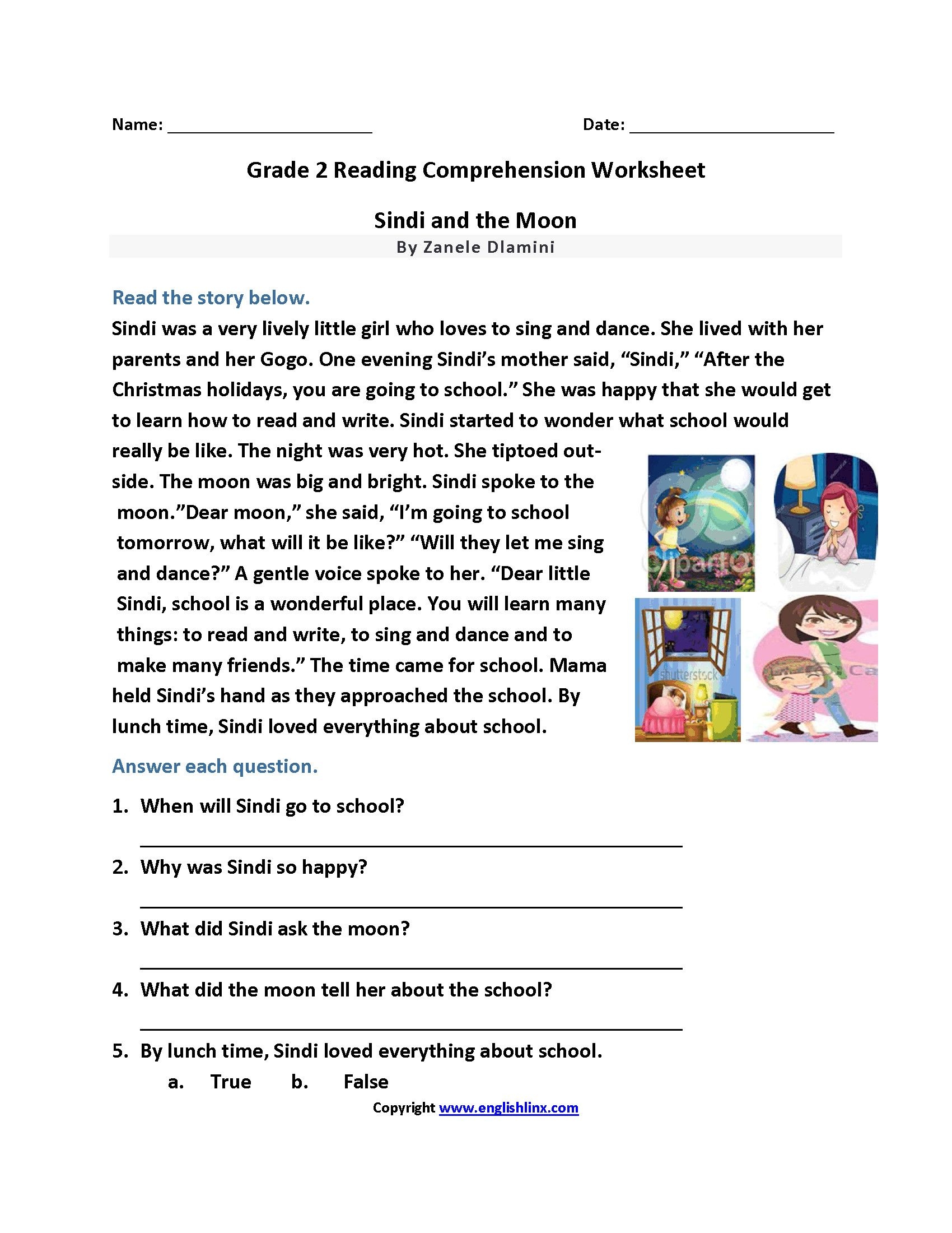 2nd Grade Reading Comprehension Activities