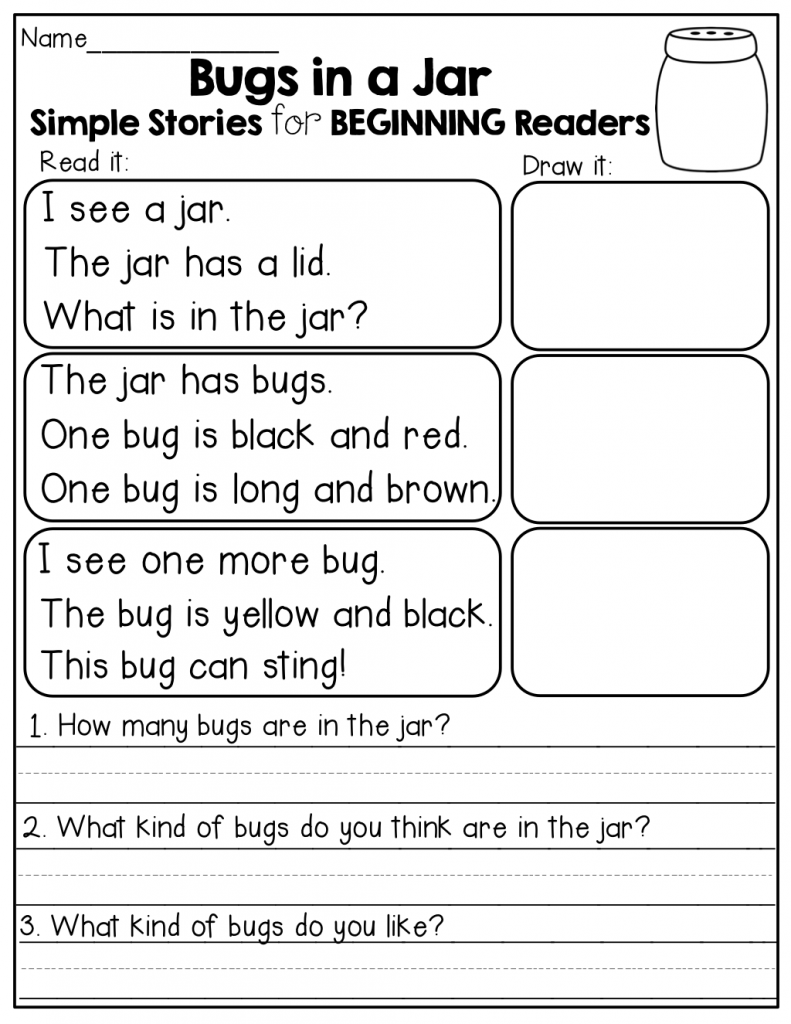 free 2nd grade reading worksheets
