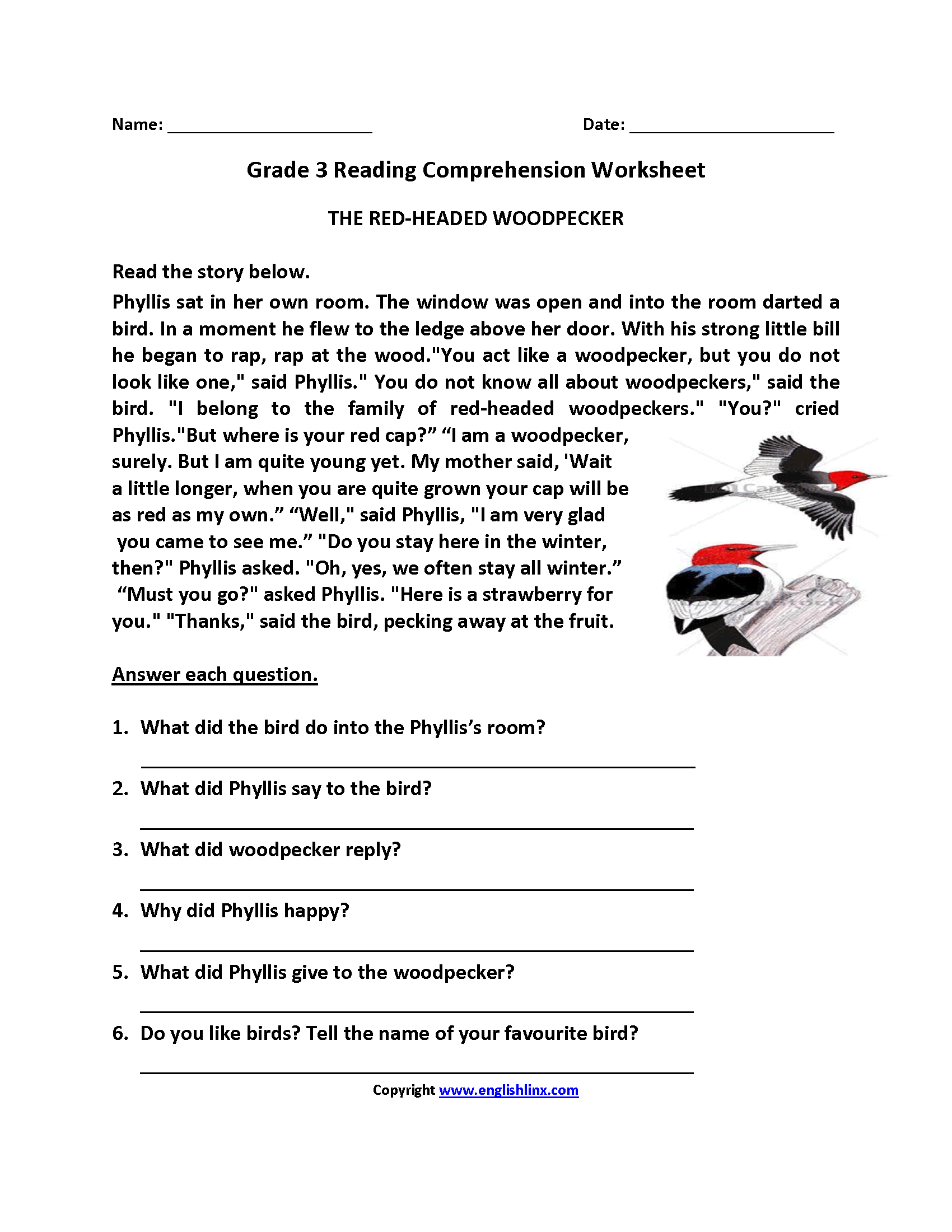 3rd Grade Reading Comprehension Books