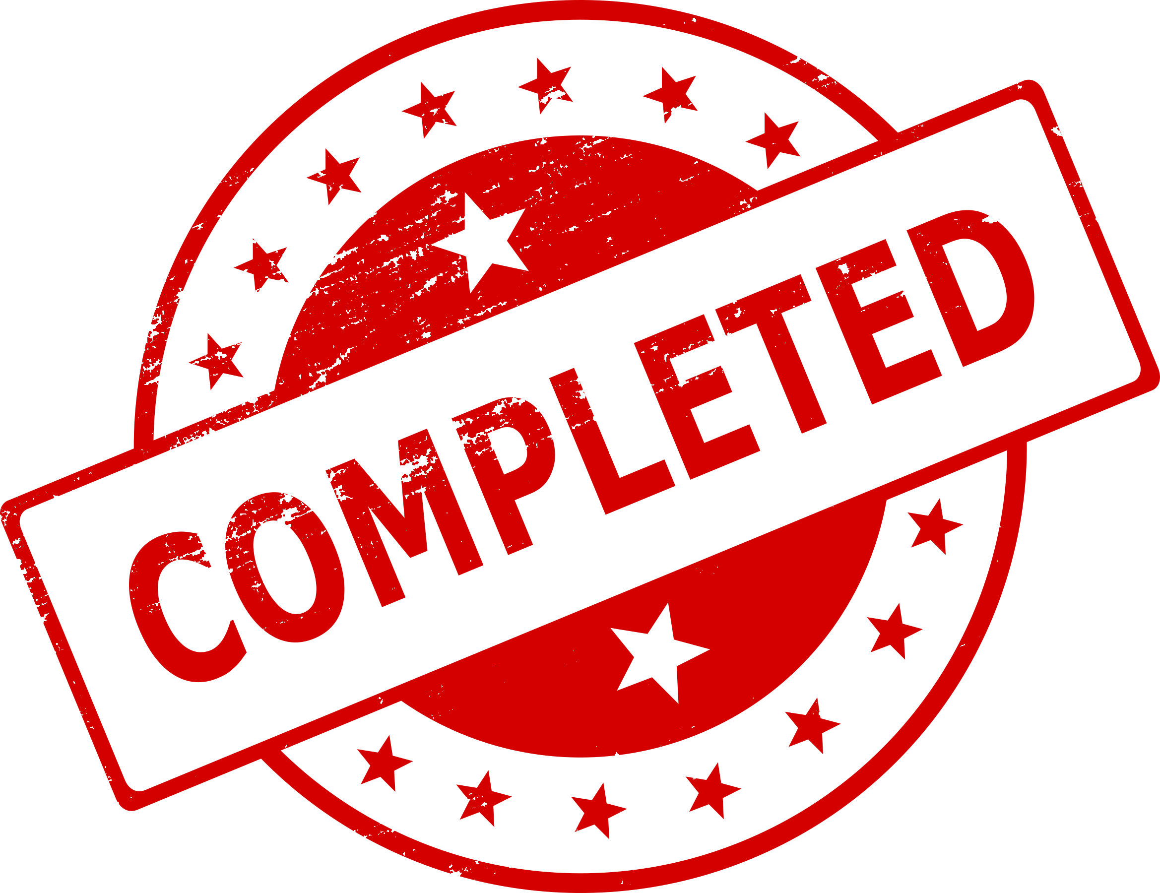 4 Completed Stamp PNG Transparent OnlyGFX