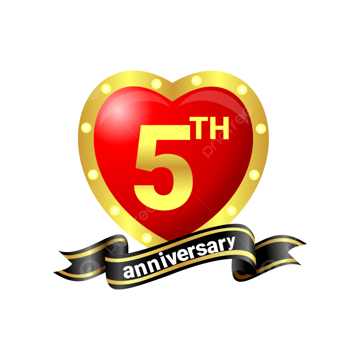 5th Anniversary 5th 5th Anniversary Logo 5th Anniversary Quotes PNG 