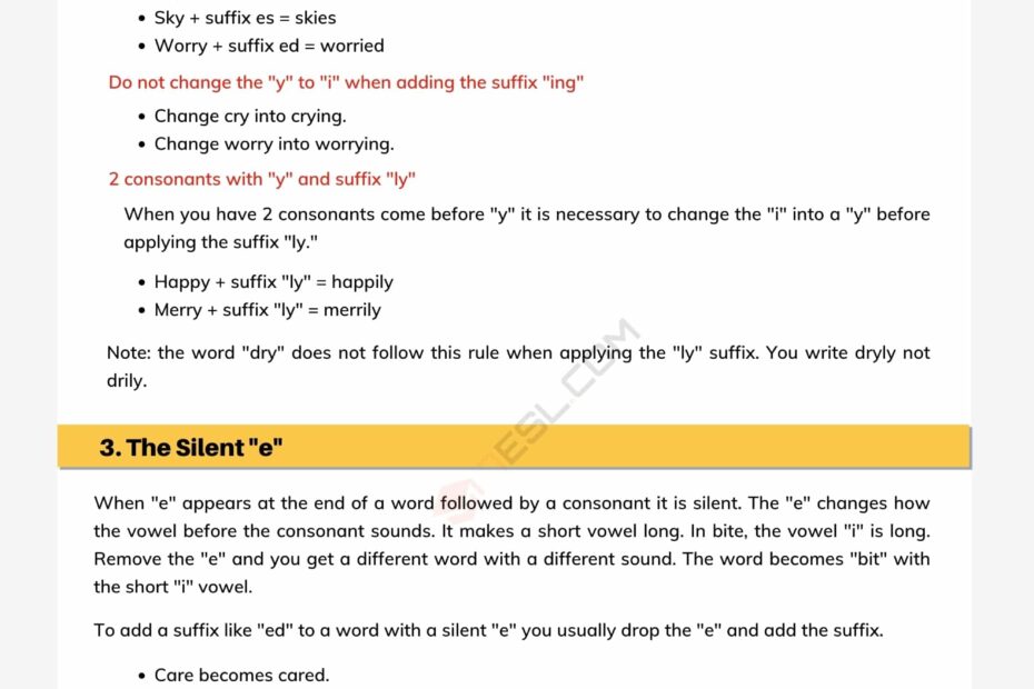 6 Most Important Spelling Rules You Need To Know 7ESL