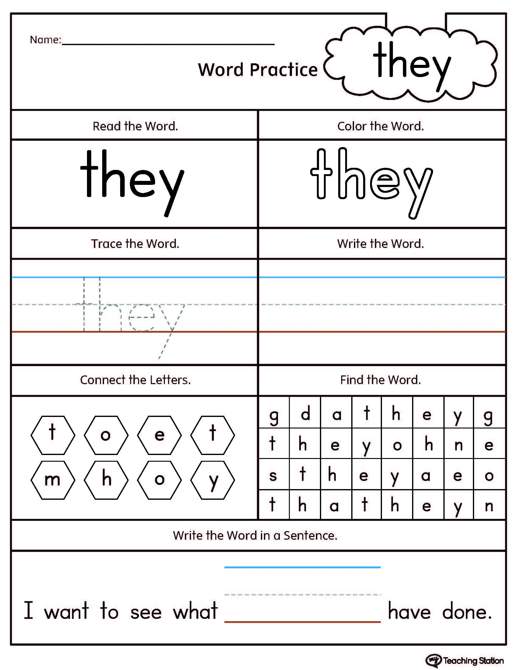 6th Grade High Frequency Words