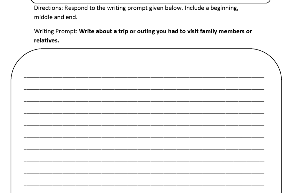 6th Grade Writing Prompts Worksheets Writing Worksheets