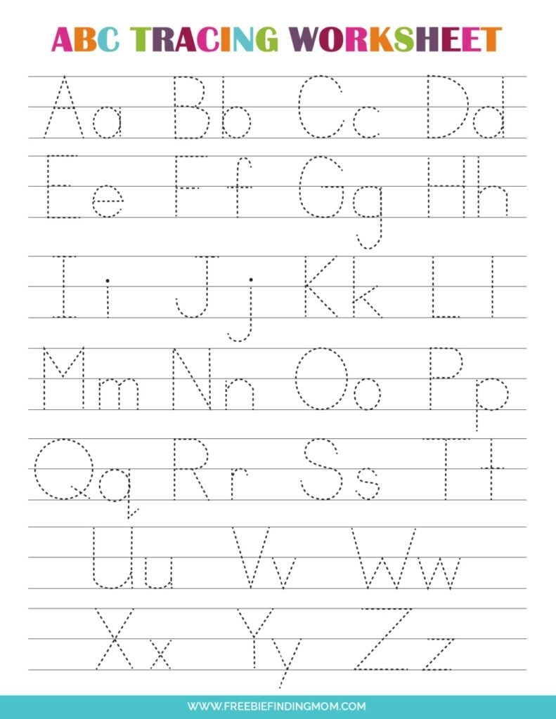 alphabet writing practice sheets pdf