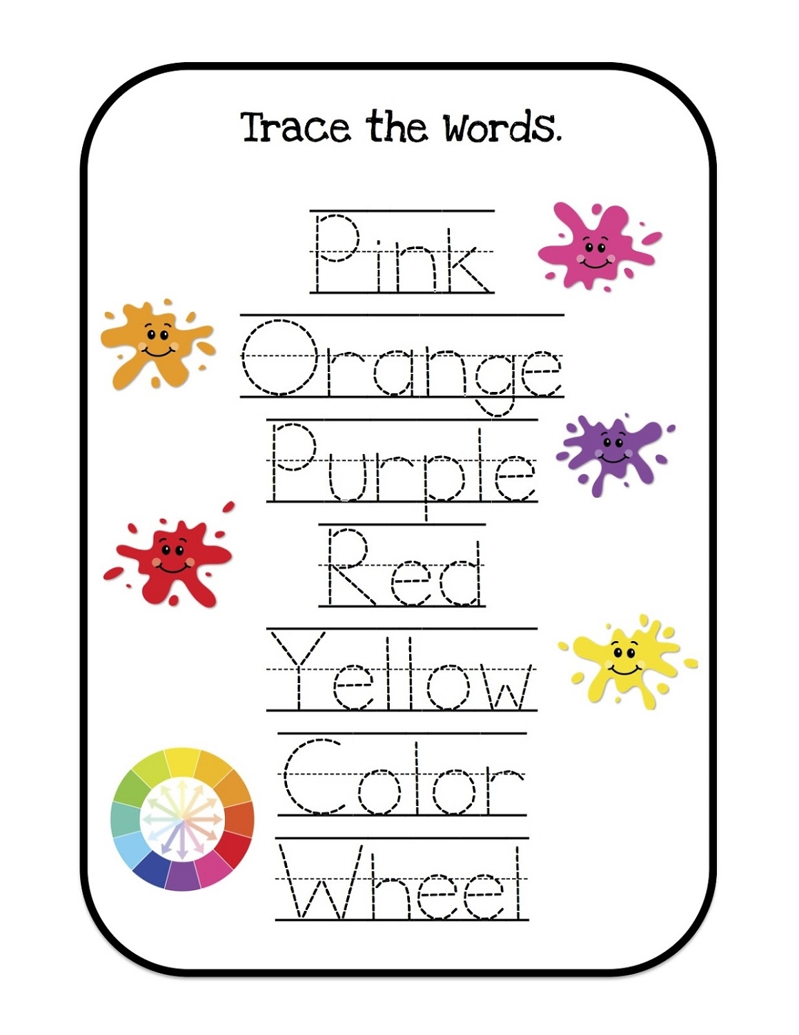 About Me Worksheets Preschoolers