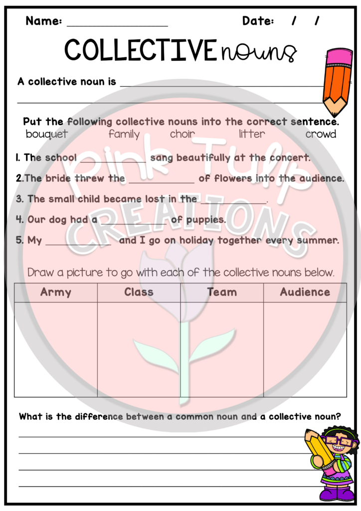 Abstract Noun Worksheets For Class 6 With Answers Noun Worksheets