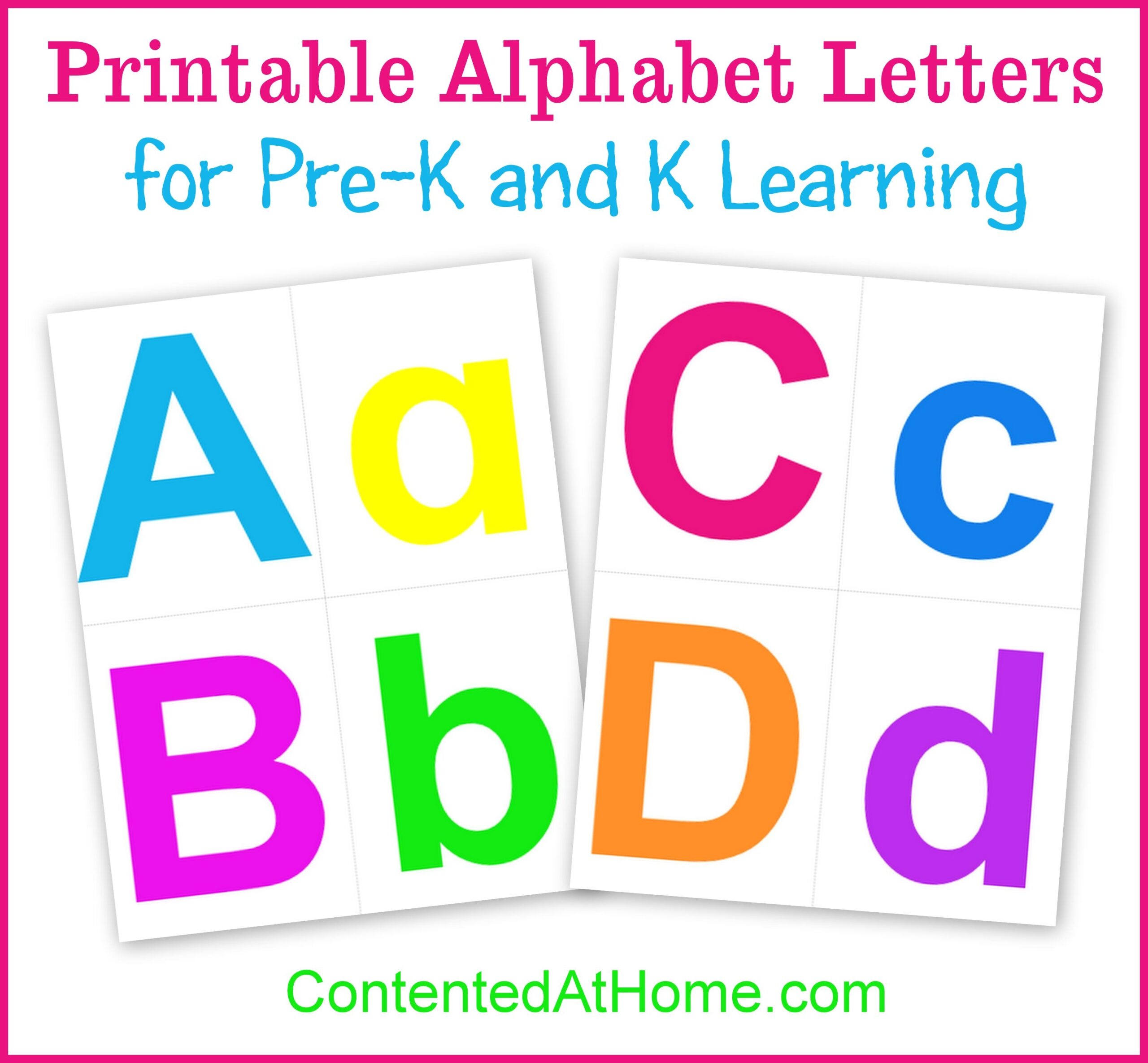 Alphabet Printables Free