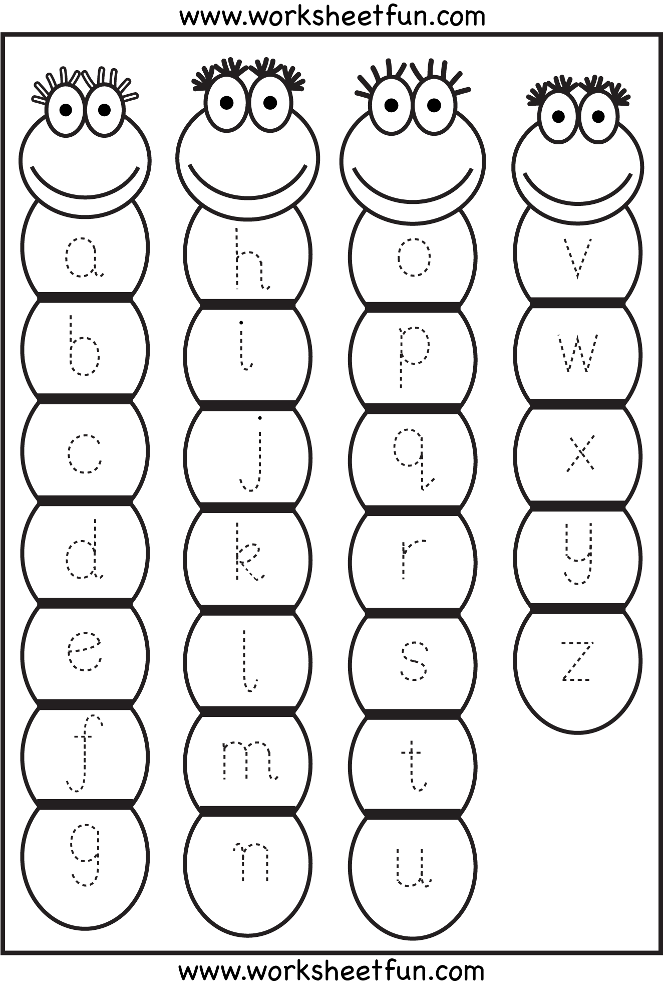 alphabet tracing worksheets for preschool