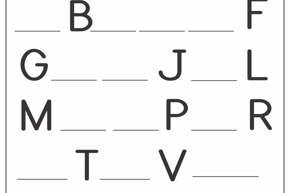 Alphabet Worksheets AZ 10 Free PDF Printables Printablee