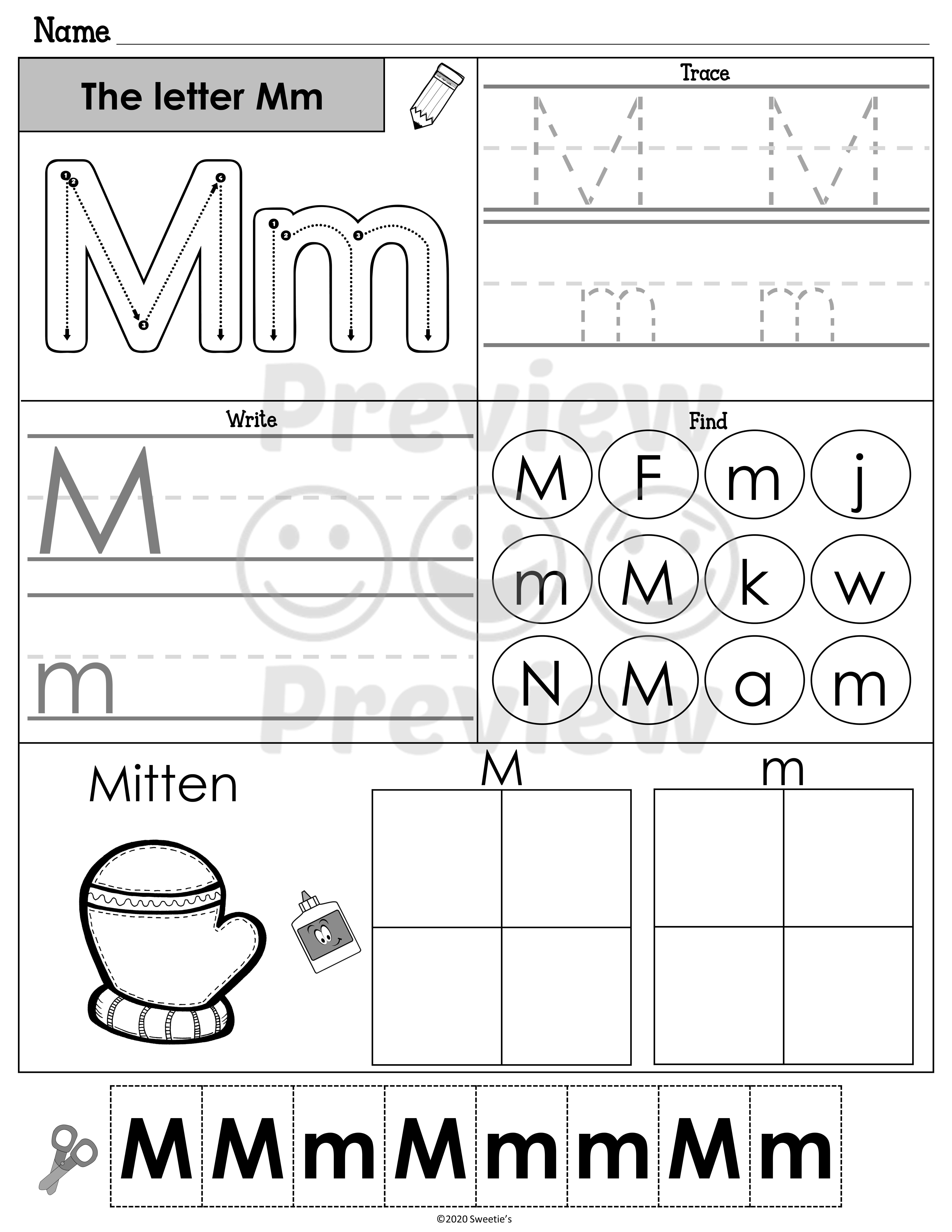Alphabet Worksheets Printable