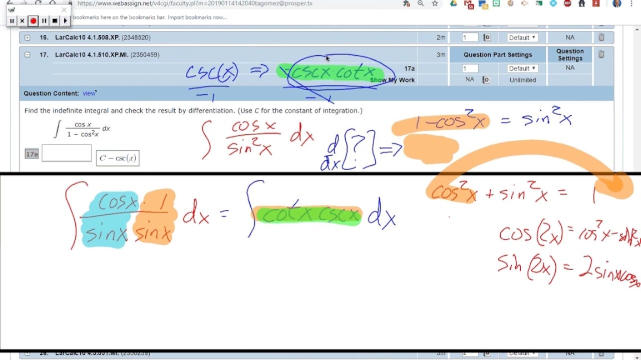 calc ab multiple choice questions