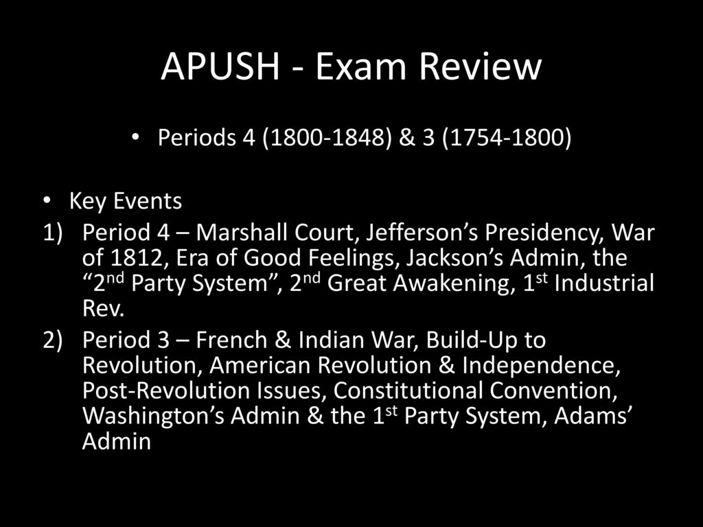 Apush Exam 2024 Dulce Glenine