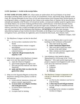 APUSH Exam Questions By RangersFan TPT