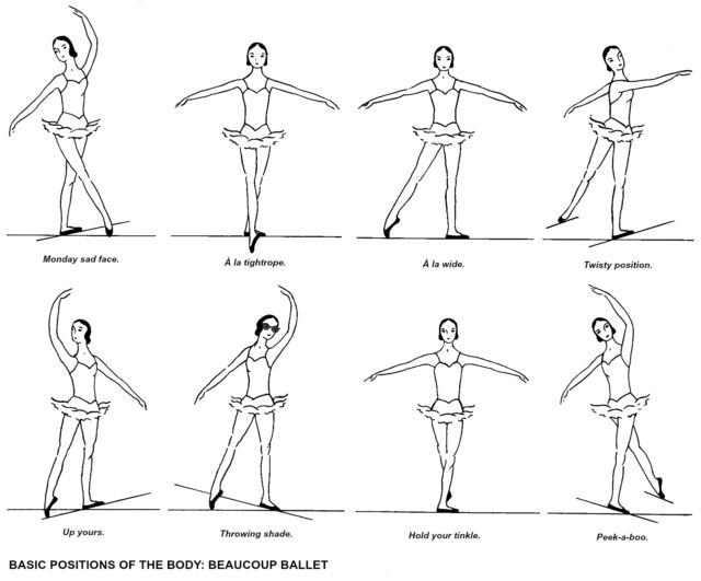 alternating side to ballet movement