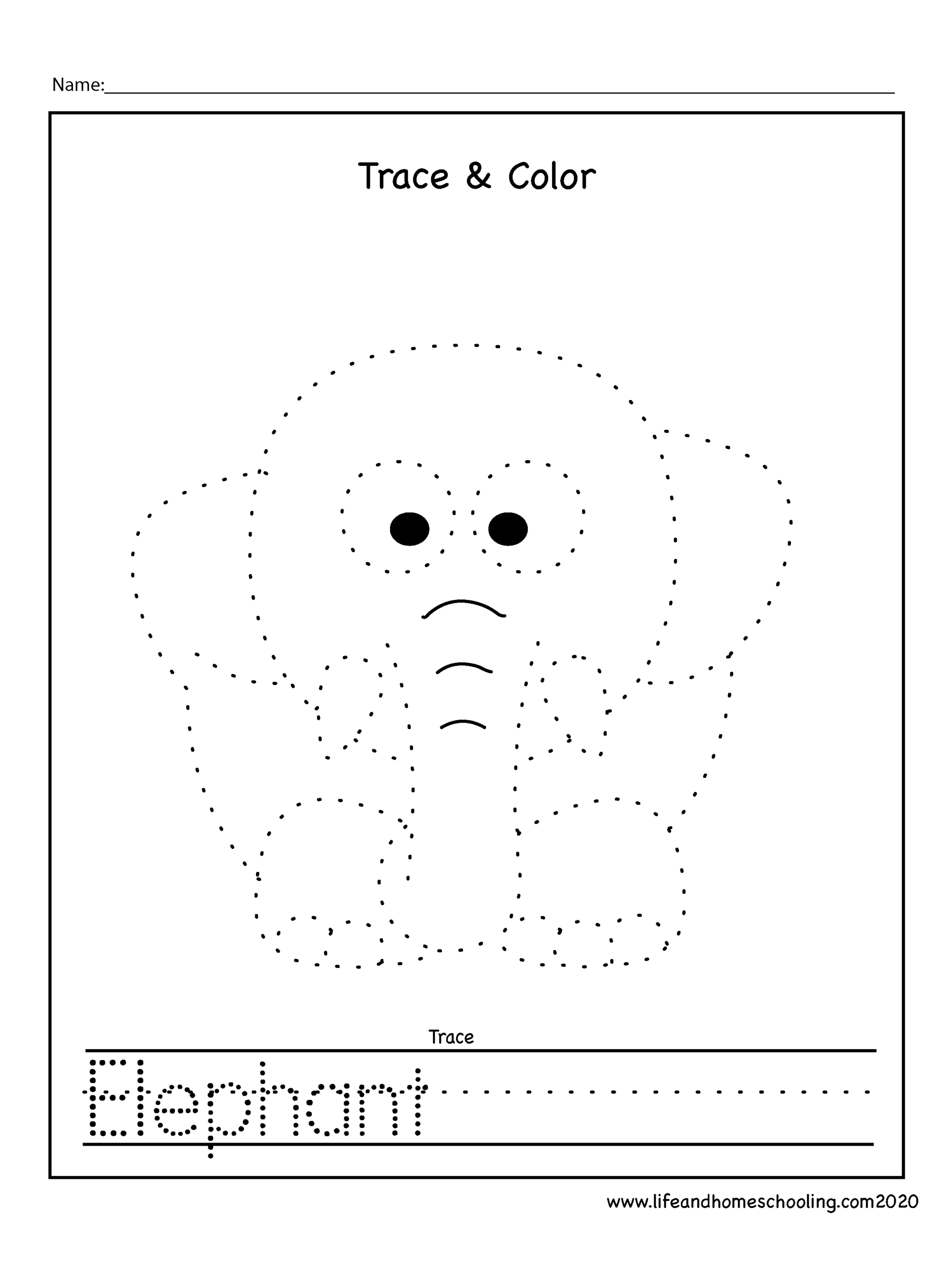 Beginner Tracing Worksheets