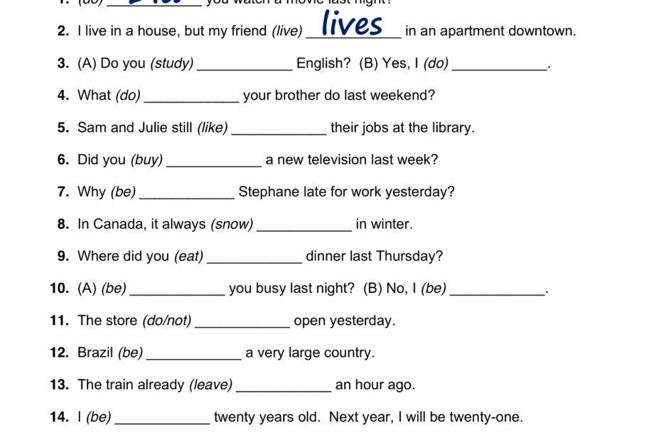 Best 25 Tenses Exercises Ideas On Pinterest Verb Tenses Exercises