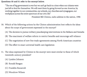 Best Apush Multiple choice Questions