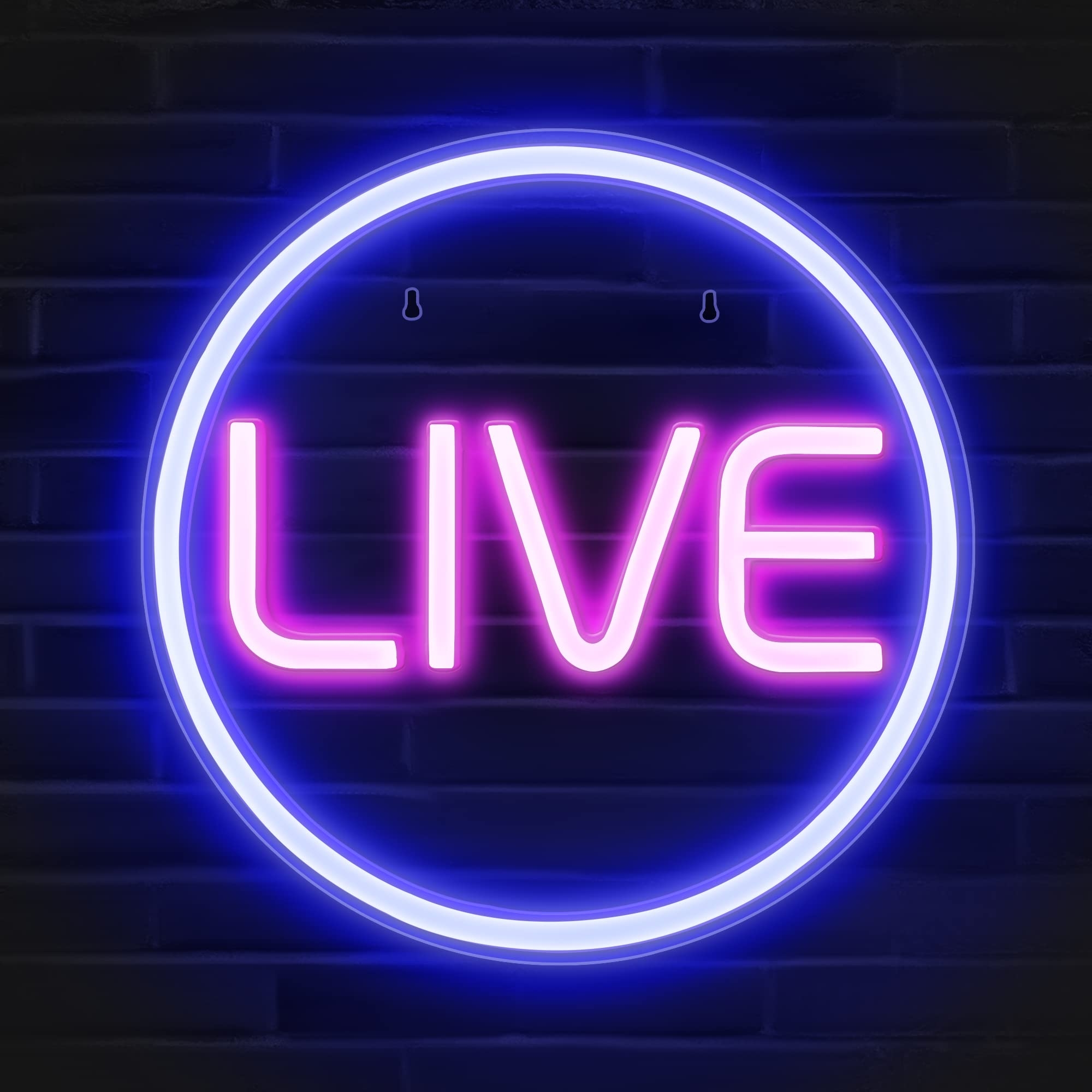 Buy Lumoonosity LIVE Neon Signs LED Live On Air Neon Lights For 