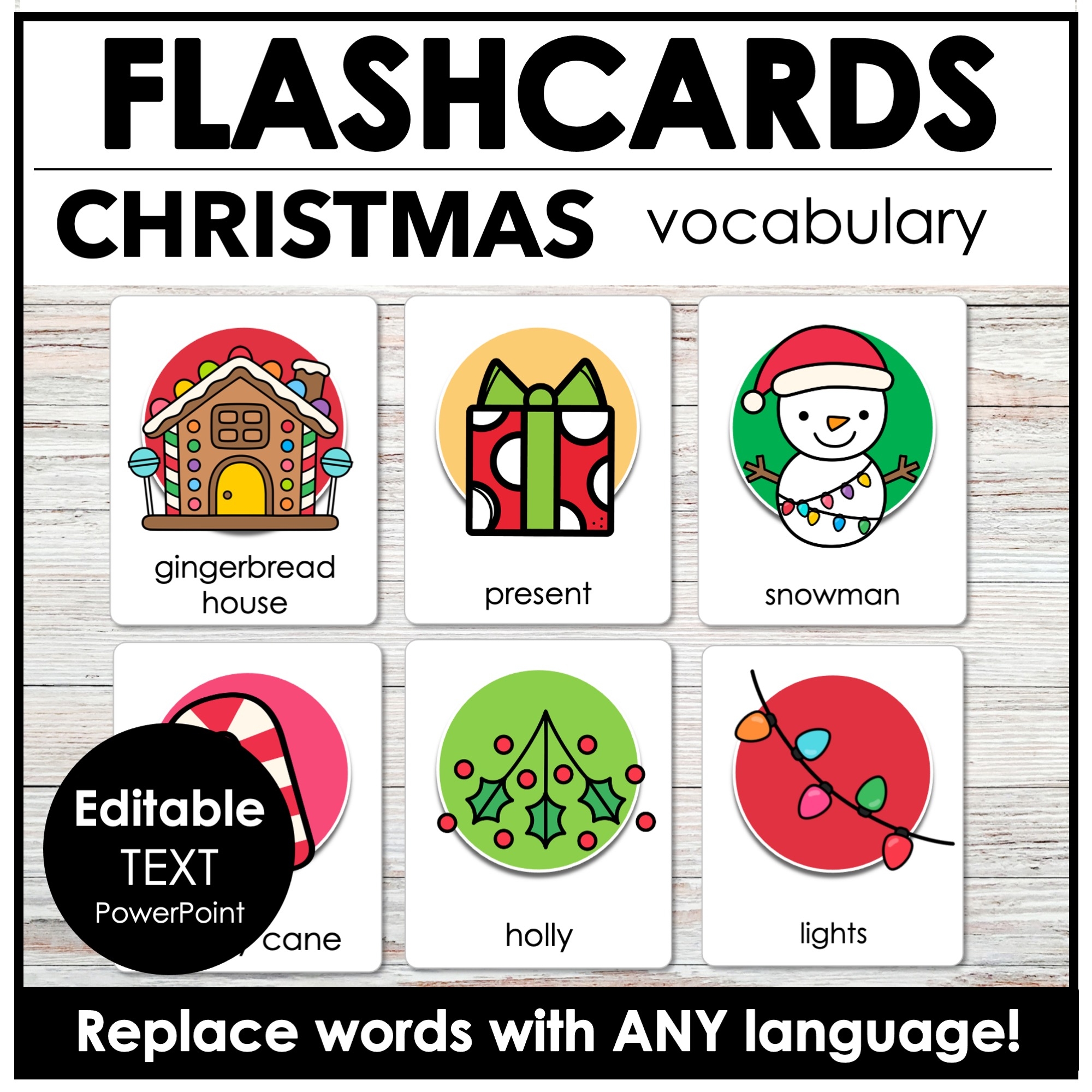 creating vocabulary flash cards