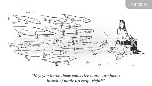 Collective Noun Cartoons And Comics Funny Pictures From CartoonStock