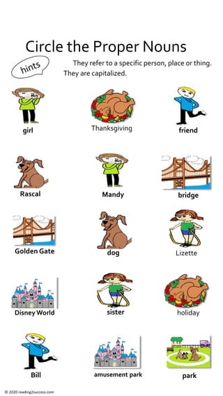 Common And Proper Noun Examples And Activities PDF Worksheets Library