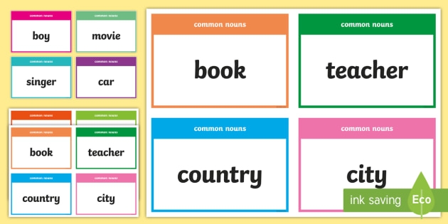 noun and proper noun game