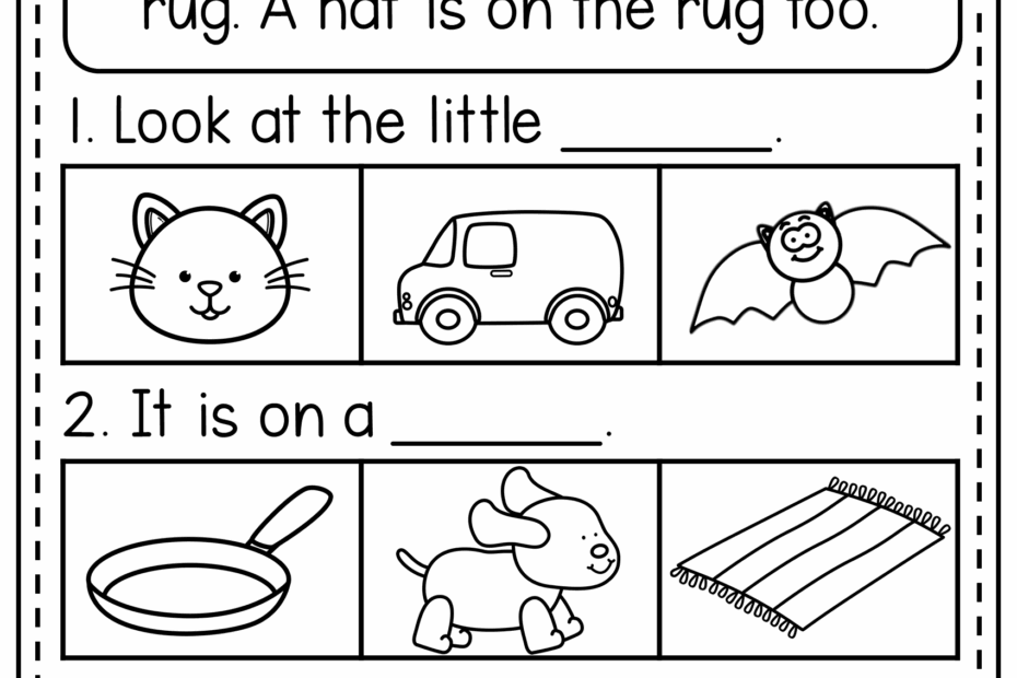 Comprehension Worksheets Kindergarten Reading Comprehension