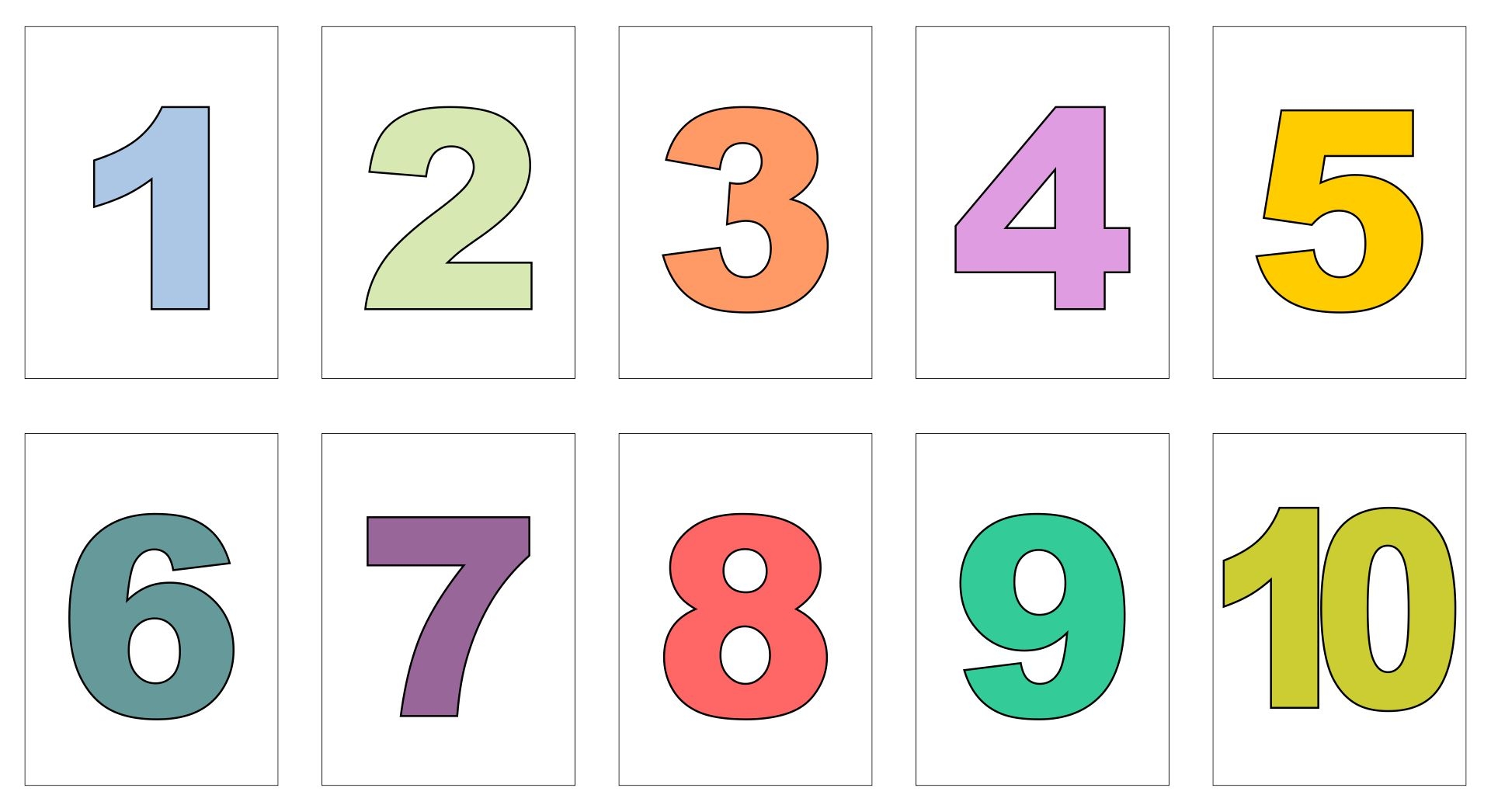 Cool Numbers 1 10