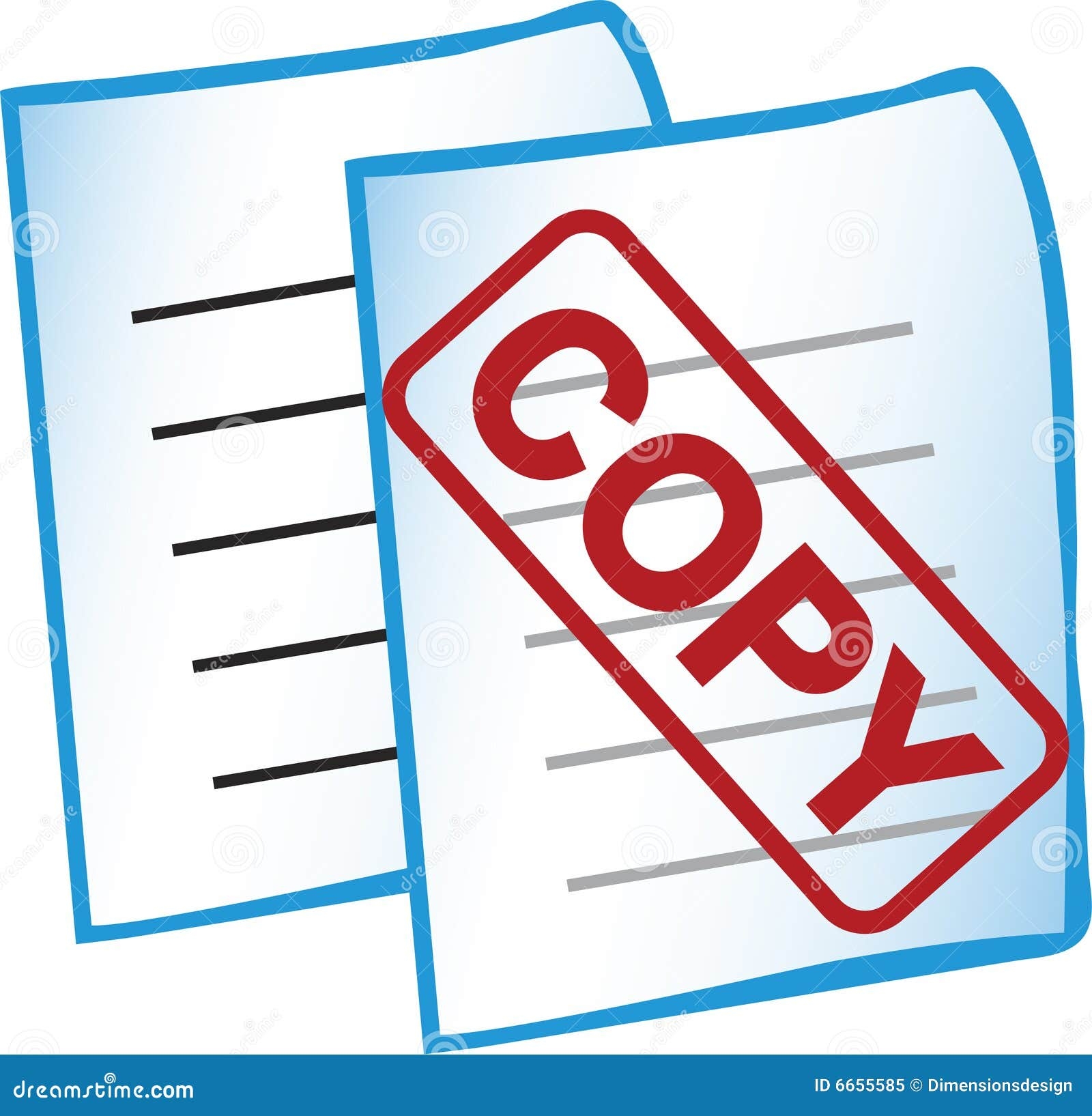Copy Icon Royalty Free Stock Photo Image 6655585