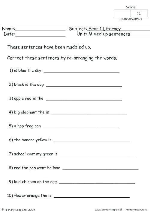 Copying Sentences Worksheets Writing Sentences Writing Sentences 