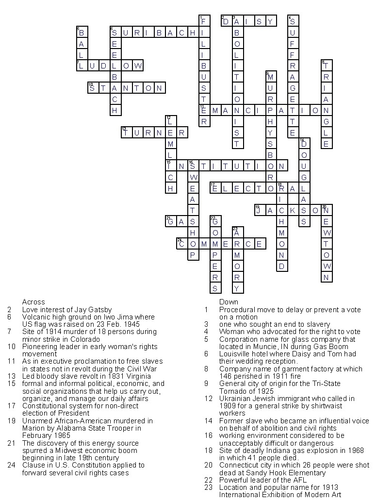 Crossword Puzzle Answers And Solutions