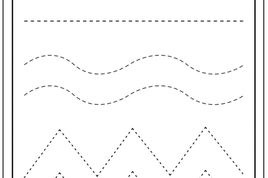 Dot To Dot Tracing Worksheets Tracing Worksheets