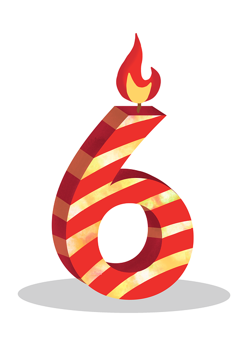 Download Sixth Birthday Candle 6Th Birthday Candle Candle Royalty 