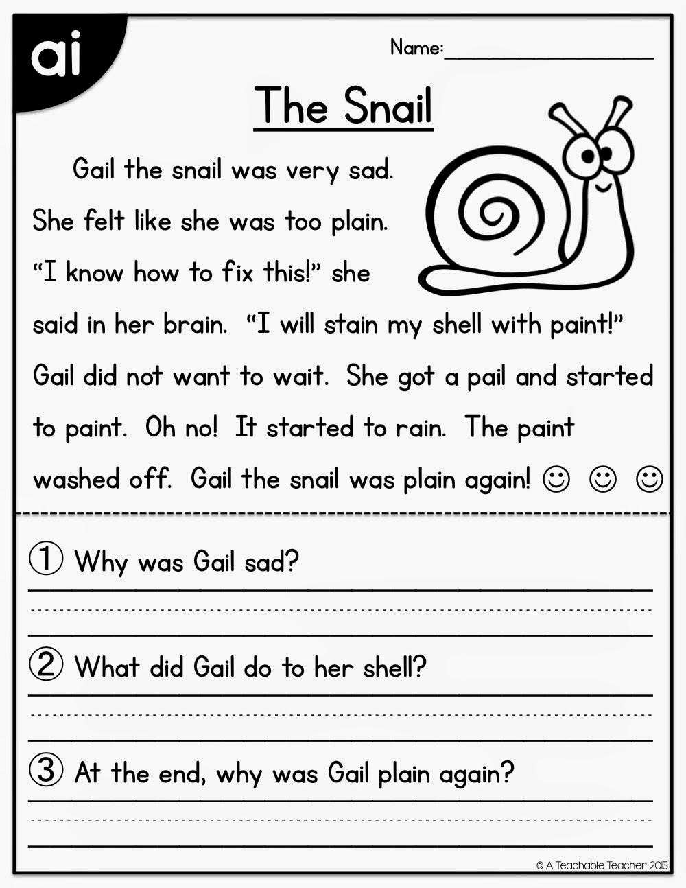 Easy Reading Comprehension Passages