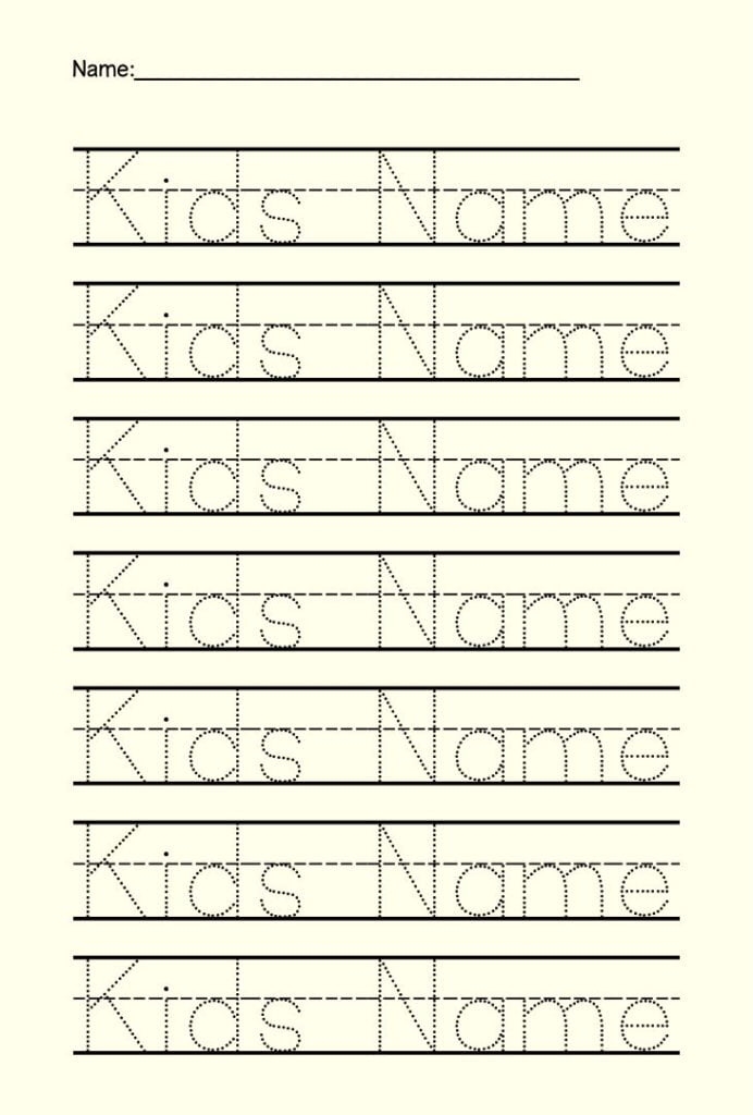 editable name tracing worksheets free