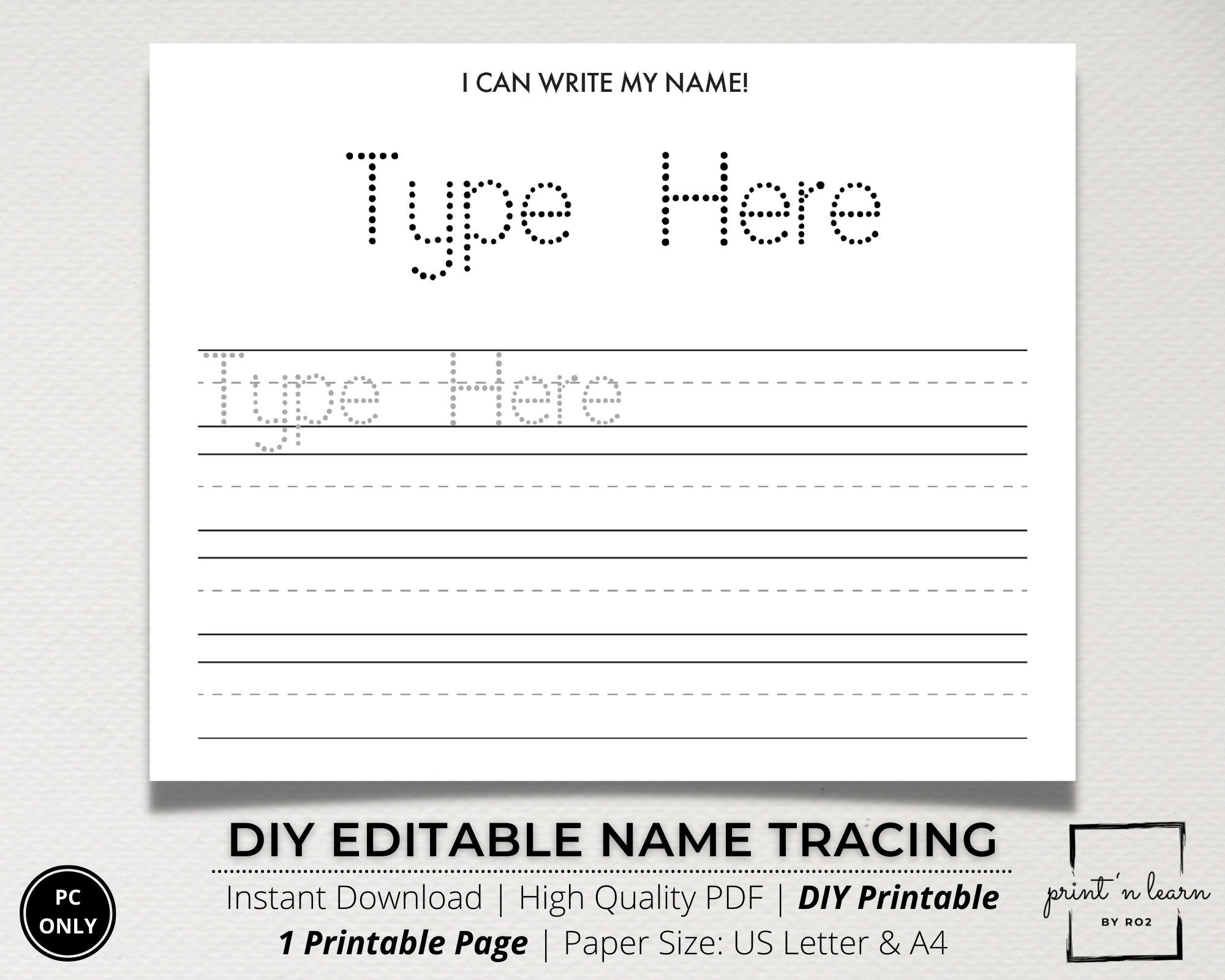 Editable Name Tracing Sheets Vrogue co