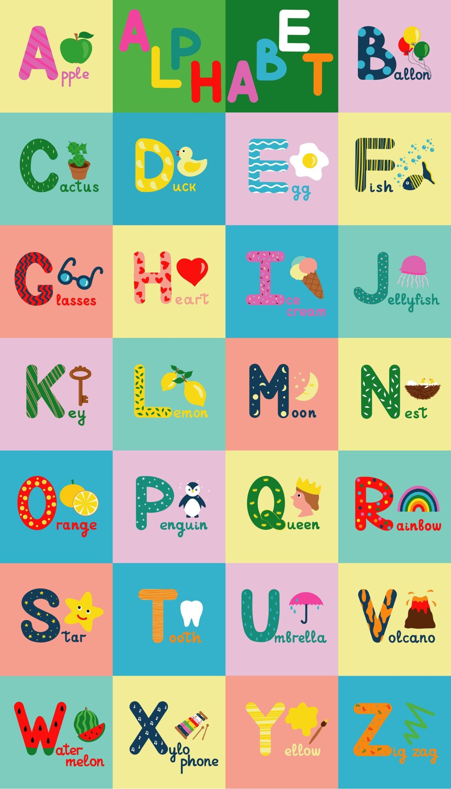 English Alphabet For Children Educat Alphabet For Kids Learning 
