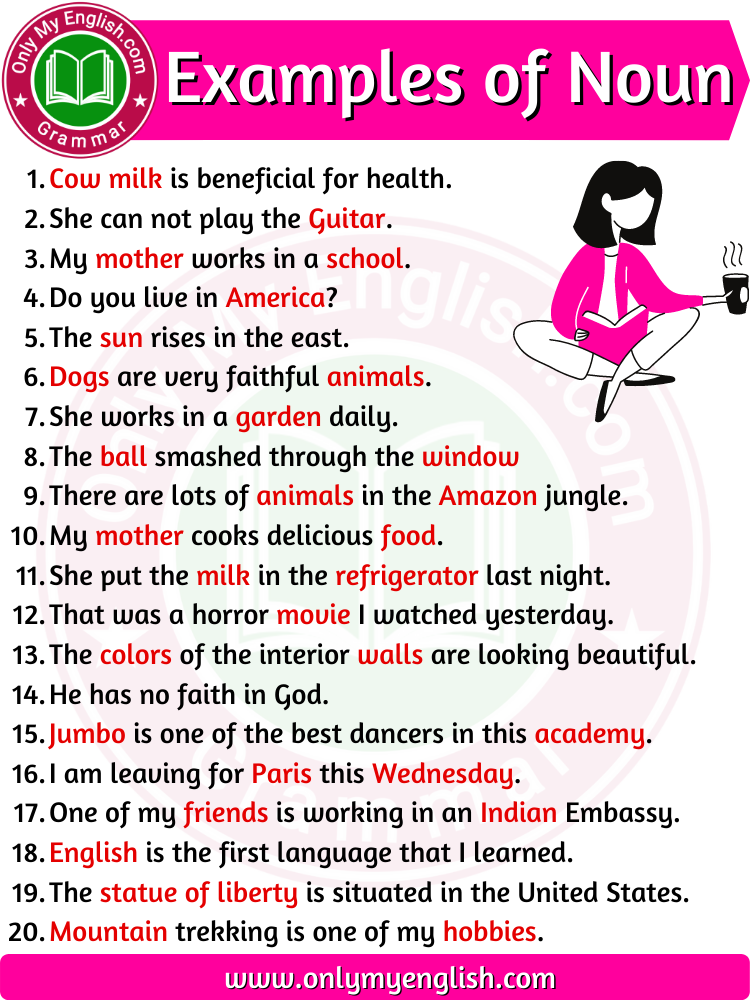 proper noun examples in sentences